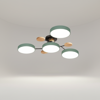 Skandinavische LED Deckenleuchte - SkandiGlow