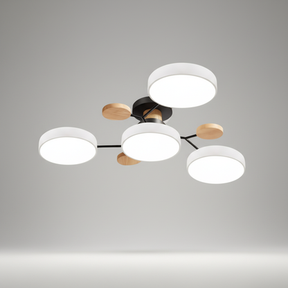 Skandinavische LED Deckenleuchte - SkandiGlow