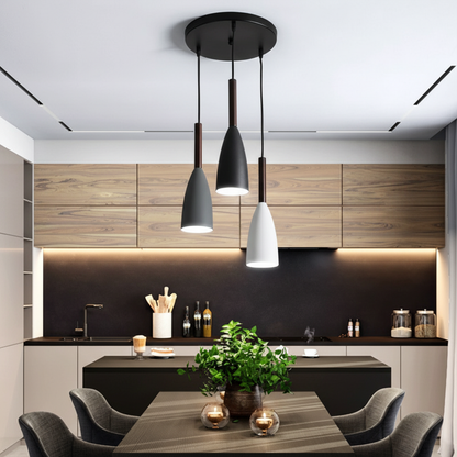 Skandinavische Dreifach Hängeleuchte - ScandiBeam