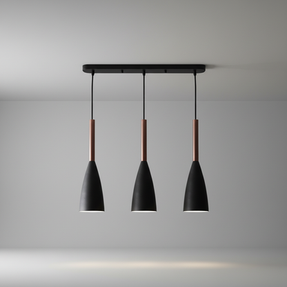 Skandinavische Dreifach Hängeleuchte - ScandiBeam