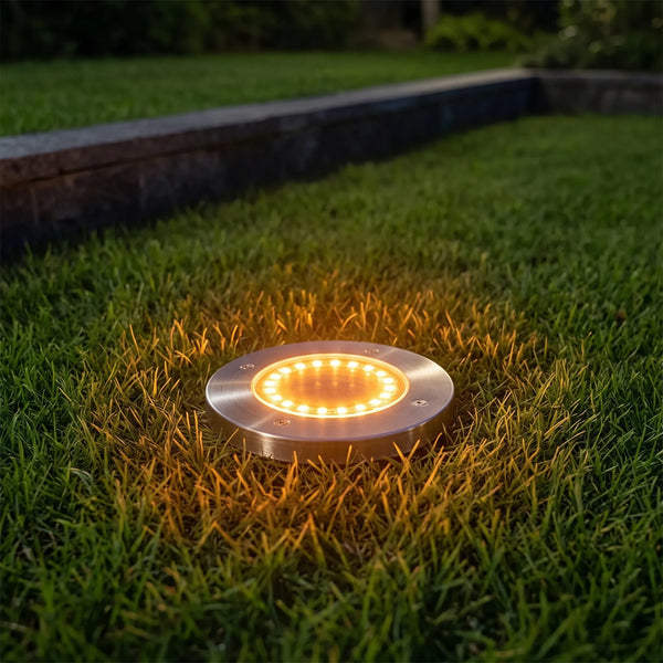 Op zonne-energie werkende grondlampen voor de tuin - Lumidisk