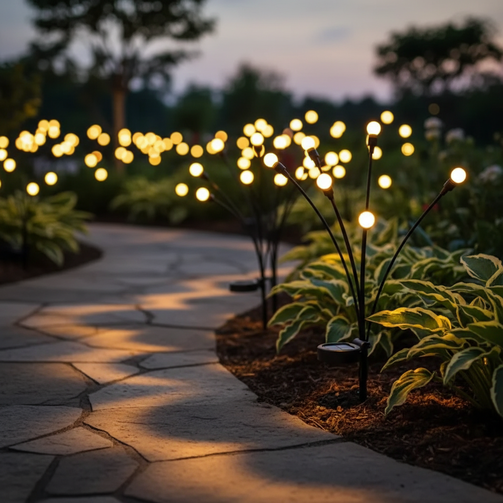 Solarbetriebenes LED Gartenlicht - SunFlicker
