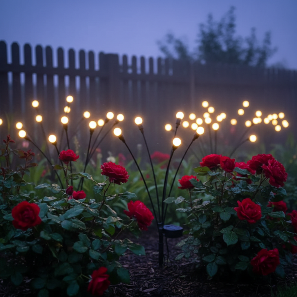 Solarbetriebenes LED Gartenlicht - SunFlicker
