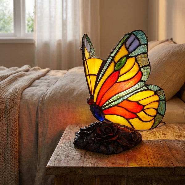 Glas-in-lood Stijl Lamp - Aurelfly