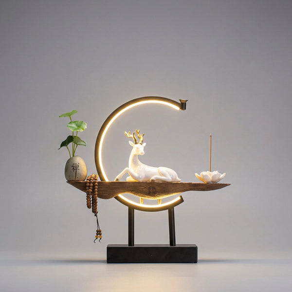 Decoratieve tafellamp-sculptuur – Lunareve