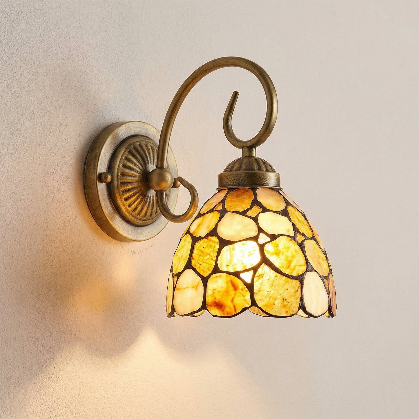 Tiffany Style Wall Fixture -  Dorelune