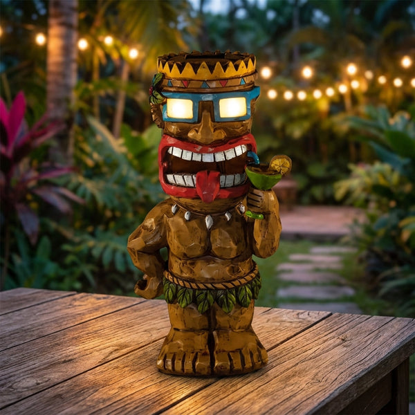 Tiki Geïnspireerde Buitenspiegel - LuminTiki