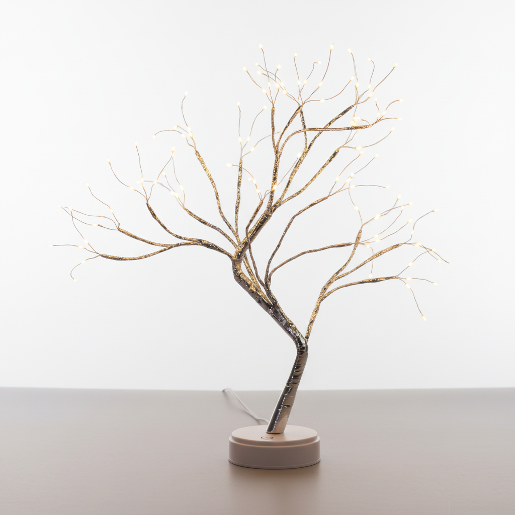 Tischleuchte Mit Biegsamen Zweigen - Enchantree