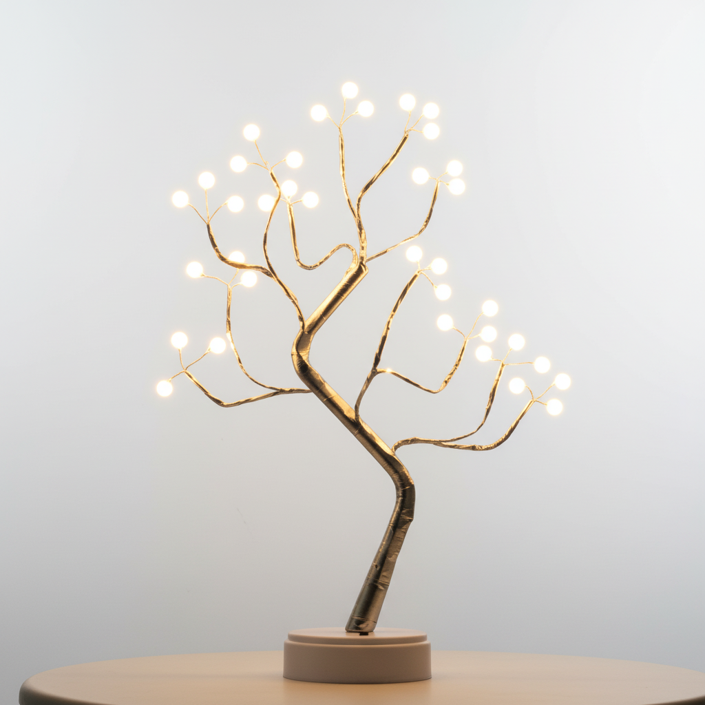 Tischleuchte Mit Biegsamen Zweigen - Enchantree