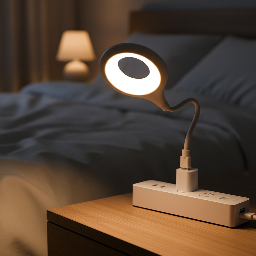 Tragbare LED Nachttischlampe - Nightmellow