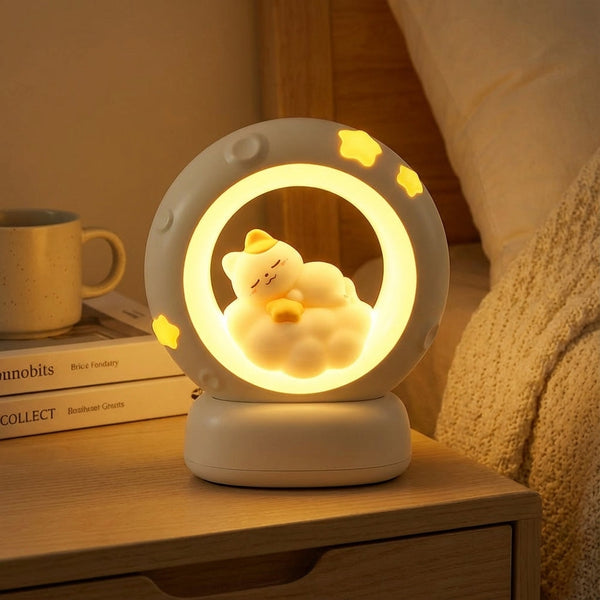 USB Oplaadbare Nachttafel Lamp - Lunacat