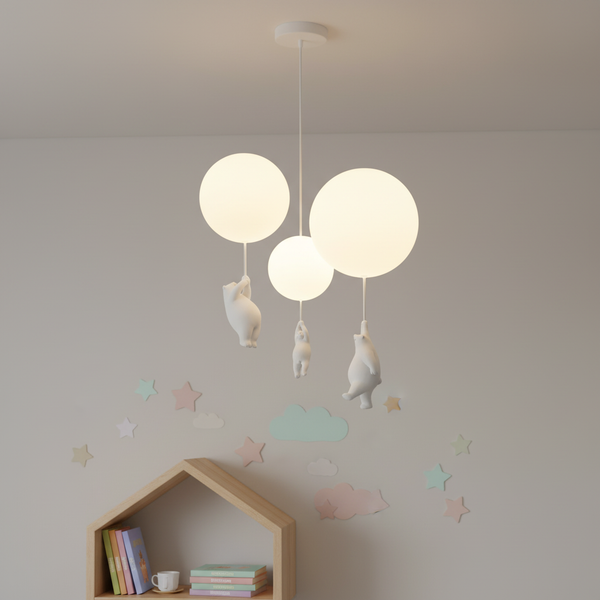 Speelse kinderkamerlamp - BalloonBearo