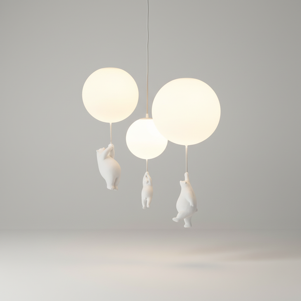 Speelse kinderkamerlamp - BalloonBearo