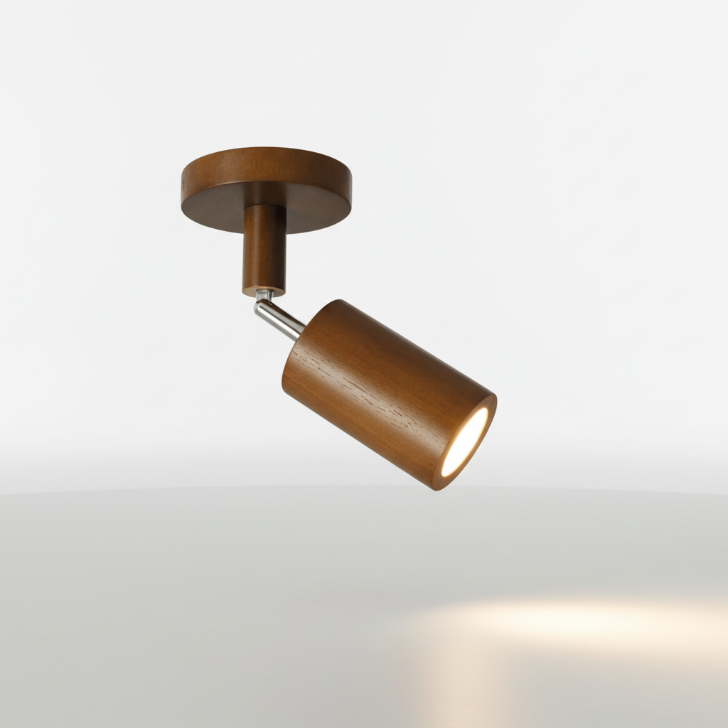 Verstellbare Spotleuchte Holz - Ecobeam