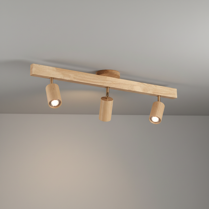 Verstellbare Spotleuchte Holz - Ecobeam