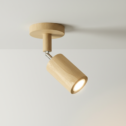 Verstellbare Spotleuchte Holz - Ecobeam