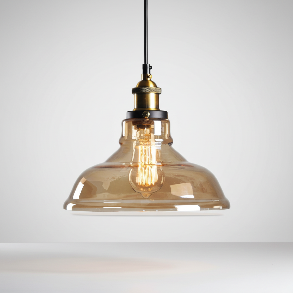 Vintage Industrieglas Hängeleuchte - VeloriaLight