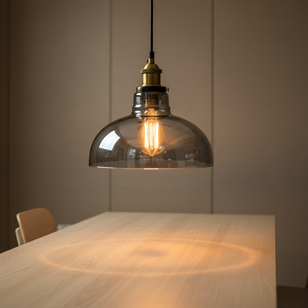 Vintage Industrieglas Hanglamp - VeloriaLight