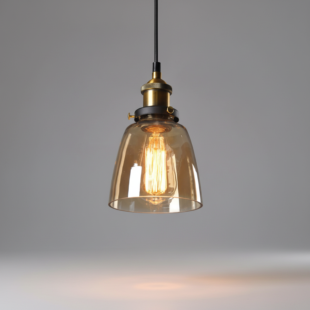 Vintage Industrieglas Hängeleuchte - VeloriaLight