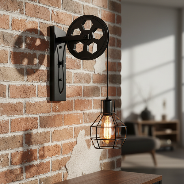 Vintage LED Wandlamp - ForgeShine