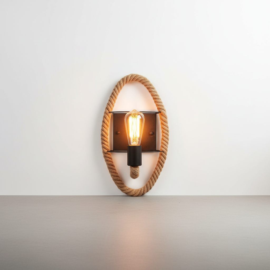 Vintage Stil Wandbeleuchtung - RopeLuma