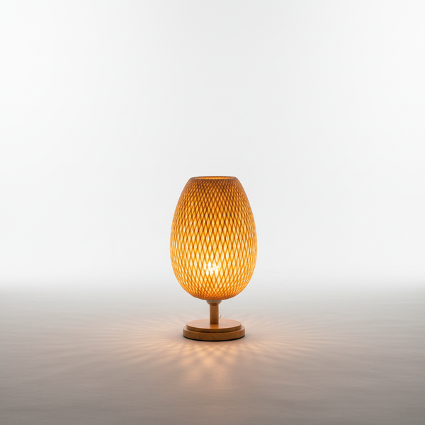 Vintage Geïnspireerde Woonlamp - BambooGlow