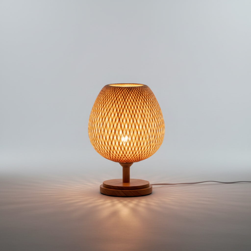 Vintage Inspirierte Wohnleuchte - BambooGlow