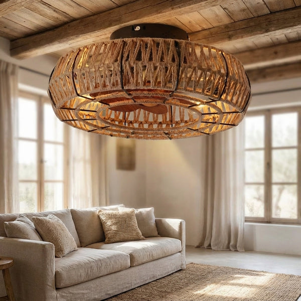 Vintage Zen plafondventilatorlamp - Breevian