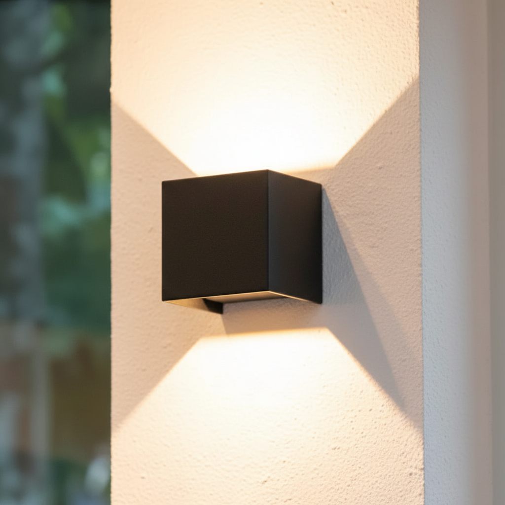 Wandmontierte LED Leuchte - LumaCube