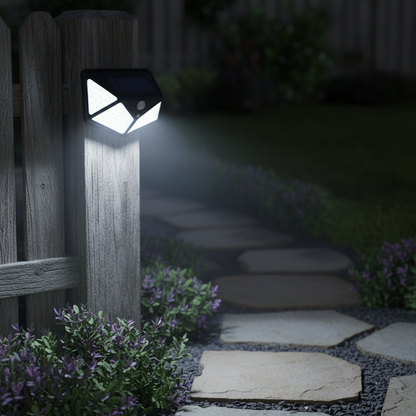 Wandmontierte Solarleuchte - LumoEdge