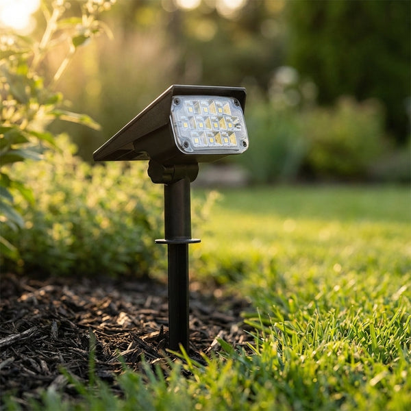 Draadloze Zonne-energie Tuinspotlight - Gardenora