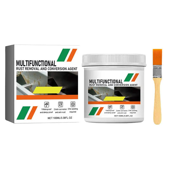 Coffret, pot blanc et pinceau à manche en bois, version dont l'aperçu montre une surface noire. 15