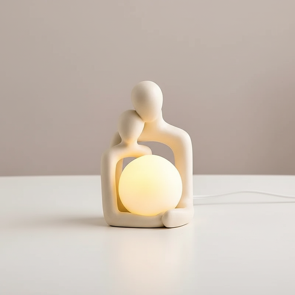 Keramische Tischleuchte Skulptur - Ceramoon