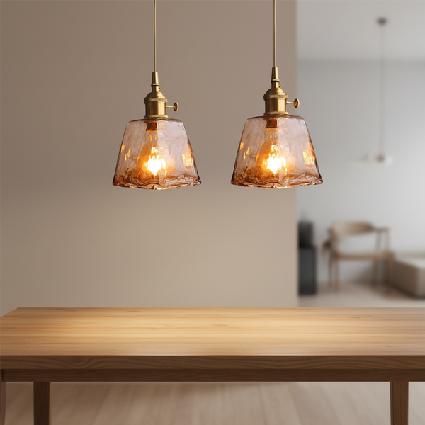 Retro Metalen Glas Hanglamp - Vintalux