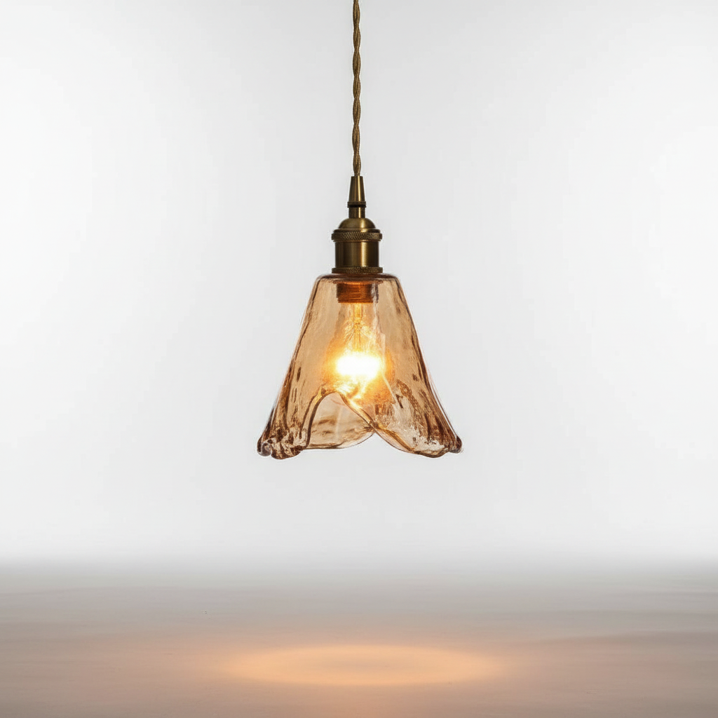 Retro Metall Glas Hängeleuchte - Vintalux