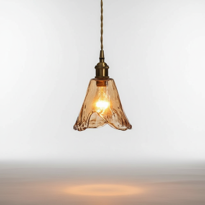 Retro Metall Glas Hängeleuchte - Vintalux