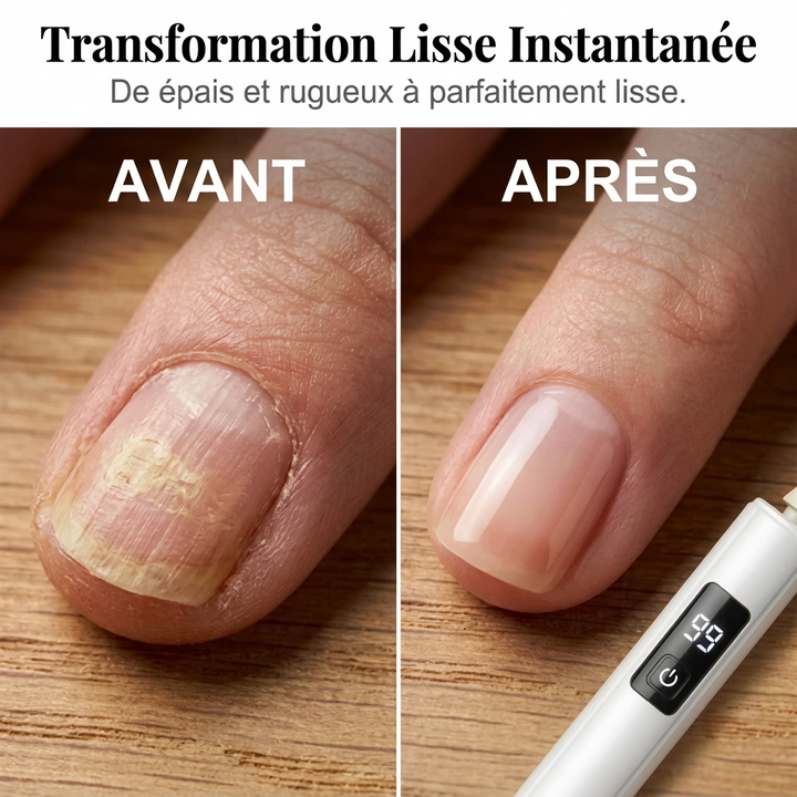 Set de soin des ongles électrique de précision avec 4 accessoires