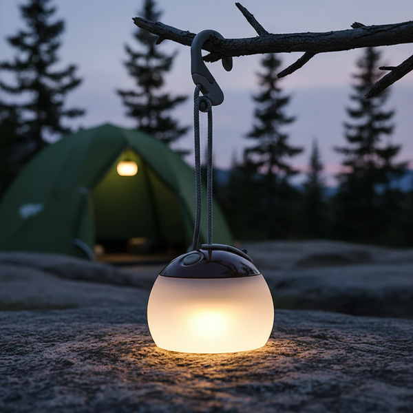 Draagbare Vintage Campinglamp - NightSphere